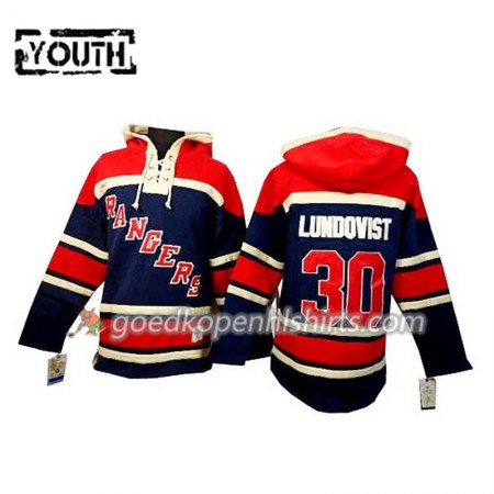 New York Rangers Henrik Lundqvist 30 Blauw Hoodie Sawyer - Kinderen